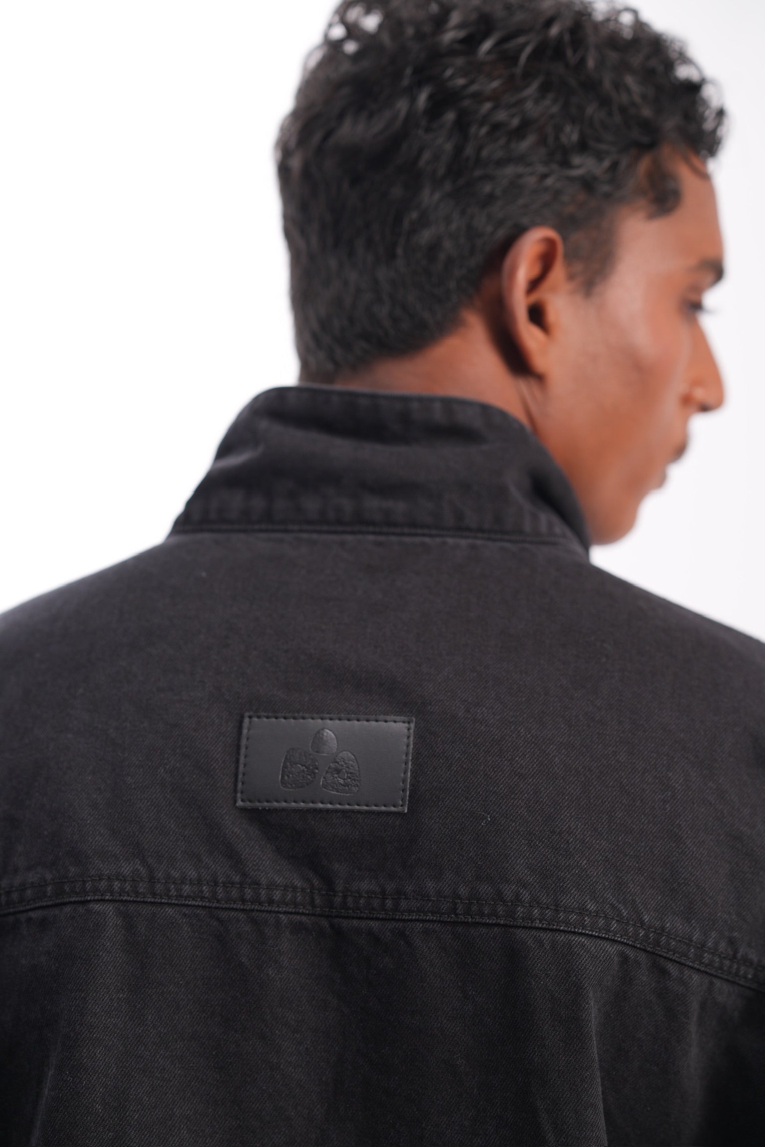 Two Tone Oversized Denim Jacket