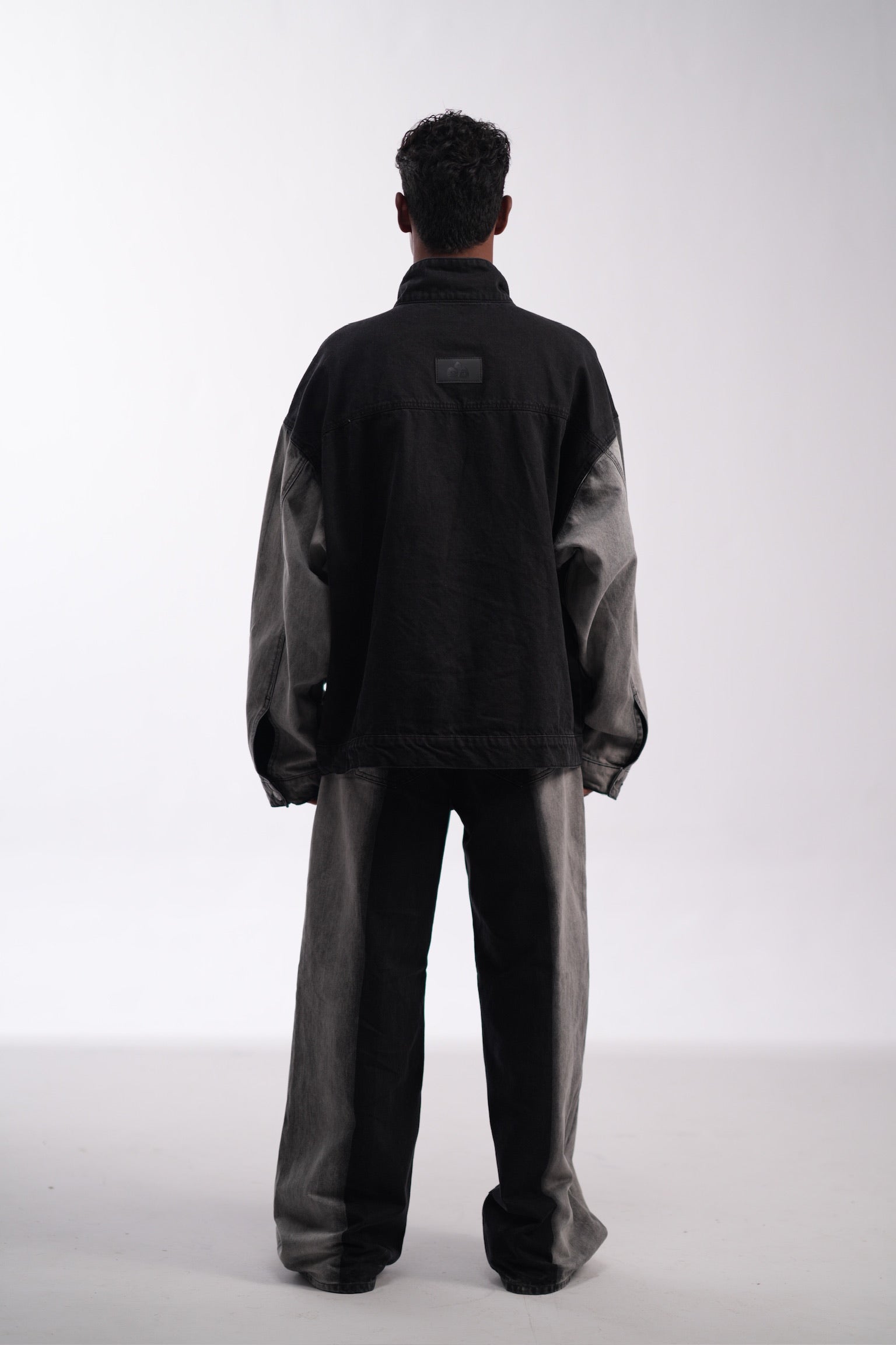 Two Tone Denim Pants