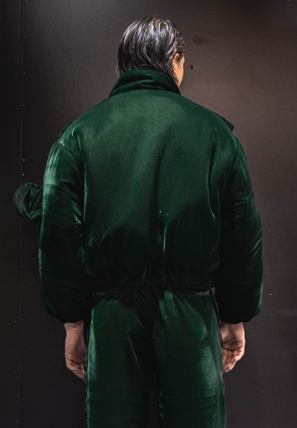 Eco Velvet Pillow Puffer