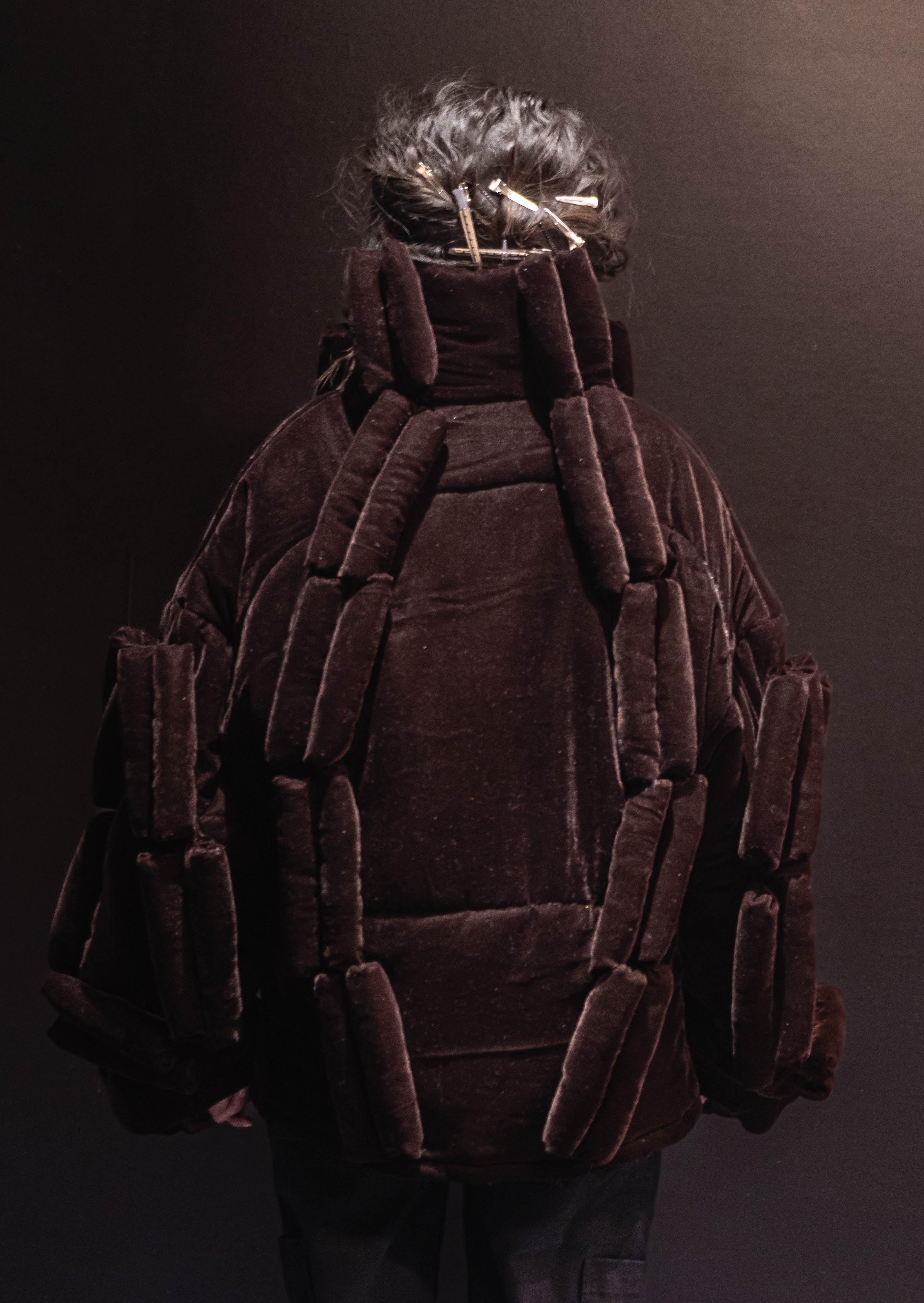 DOA Logo Eco Velvet Puffer