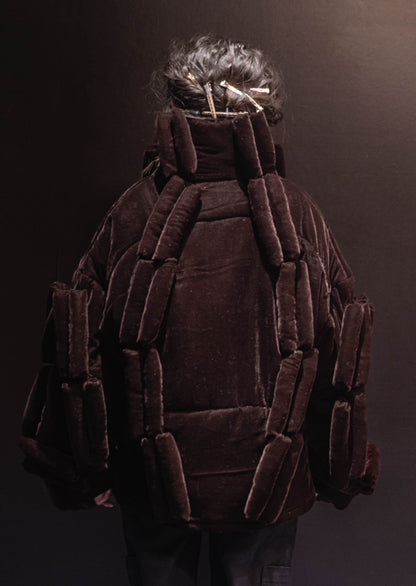 DOA Logo Eco Velvet Puffer