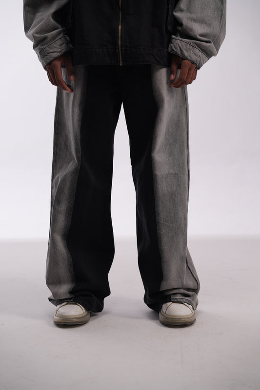 Two Tone Denim Pants