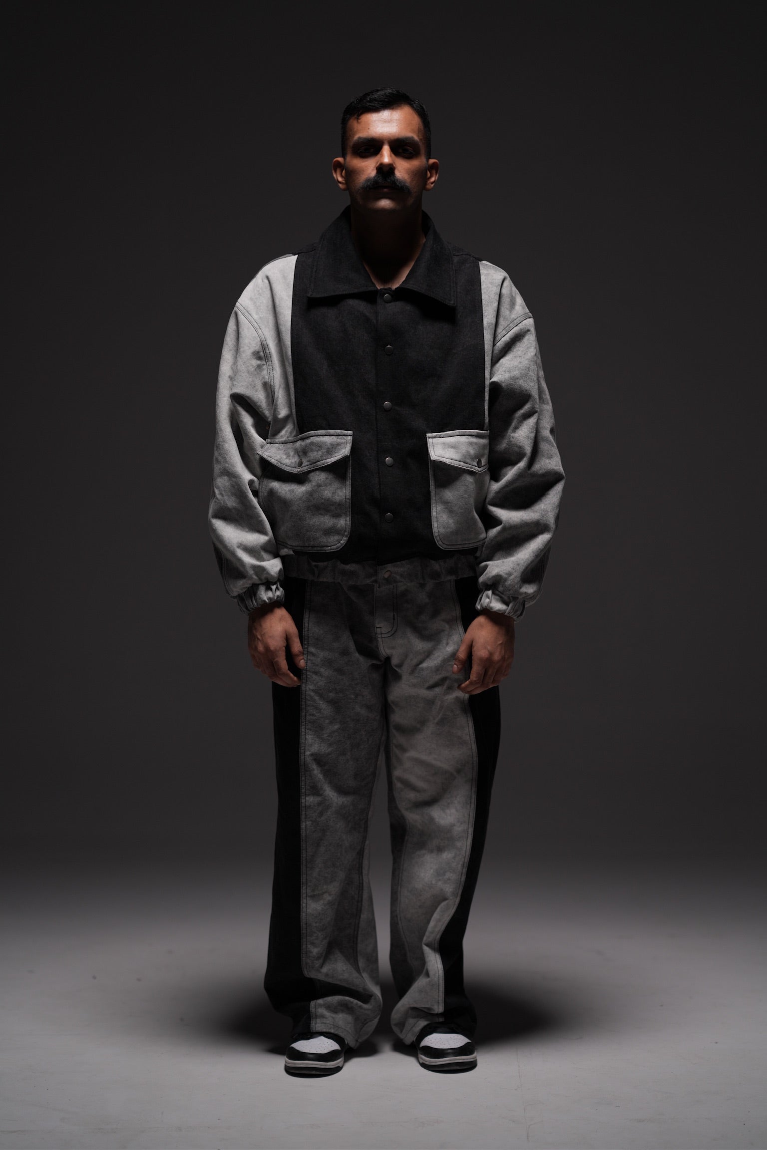 Inverse Panel Denim Pants