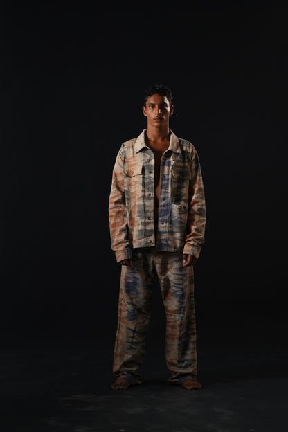 Hand Dyed Inverse Denim Pants