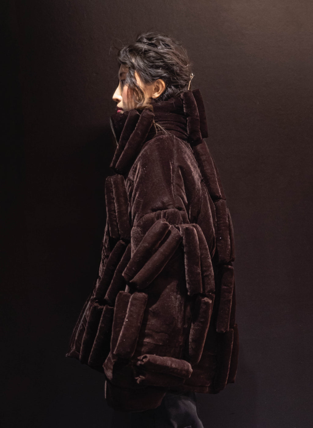 DOA Logo Eco Velvet Puffer