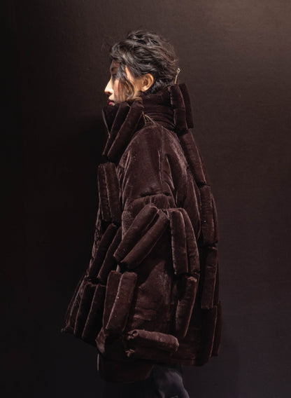 DOA Logo Eco Velvet Puffer