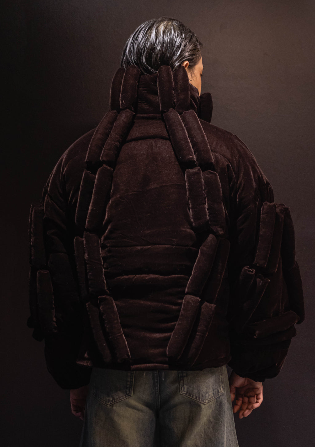 DOA Logo Eco Velvet Puffer