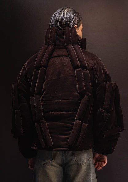 DOA Logo Eco Velvet Puffer