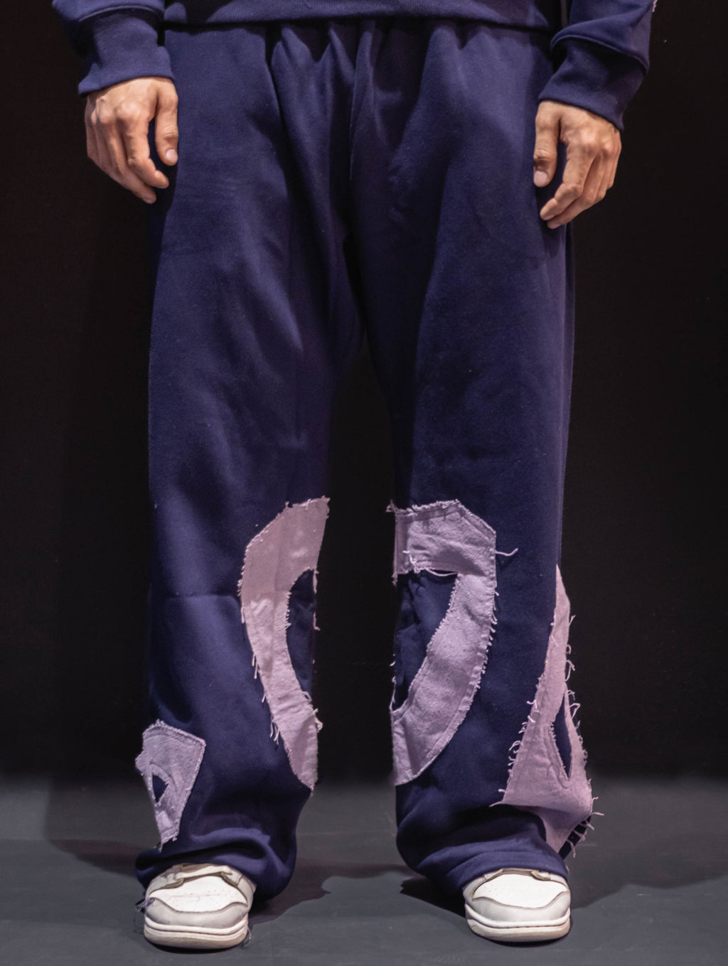 NVY PURP Patch Pants