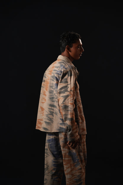 Hand Dyed Inverse Denim Jacket