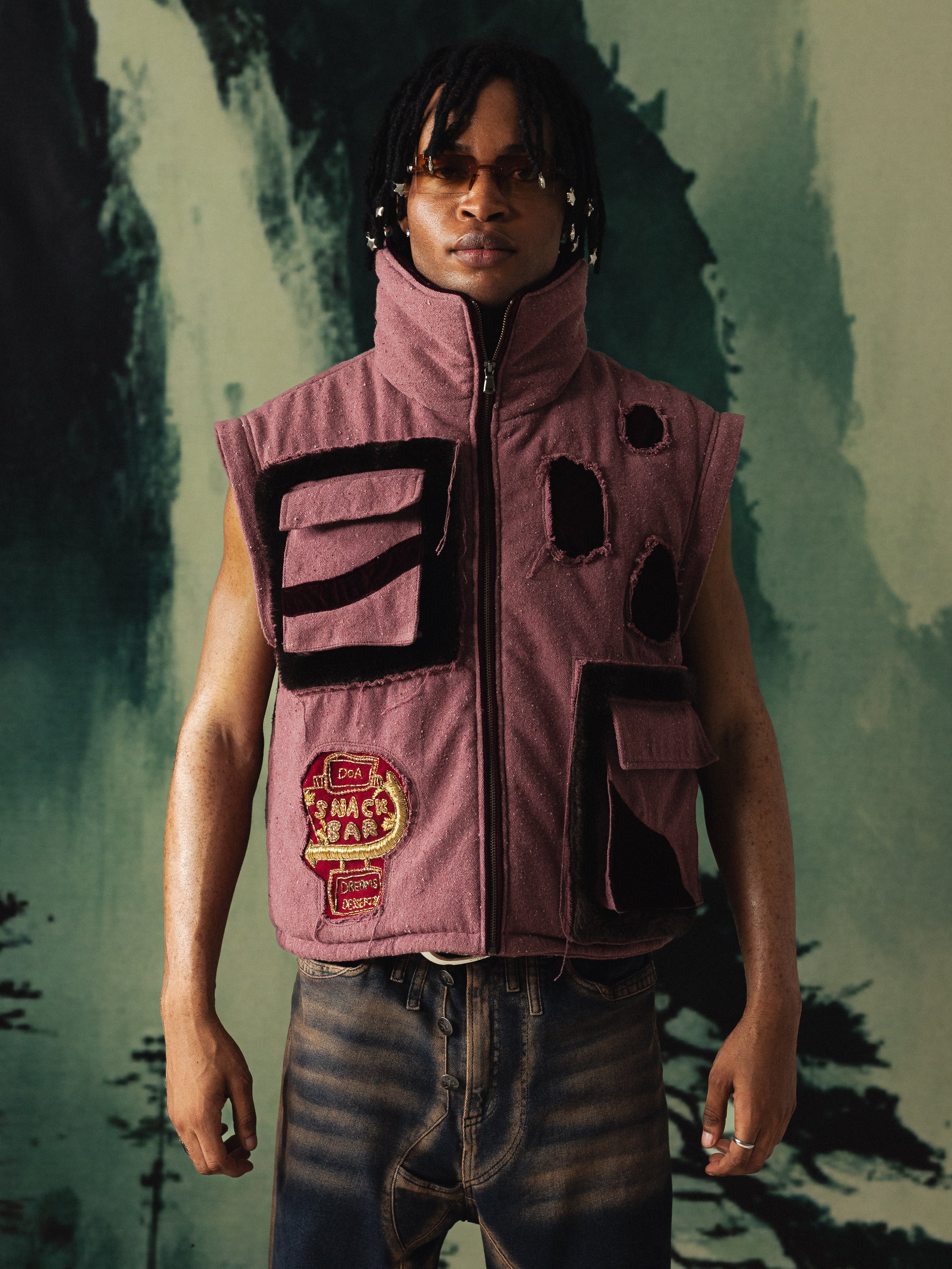 Snack Bar Handwoven Vest