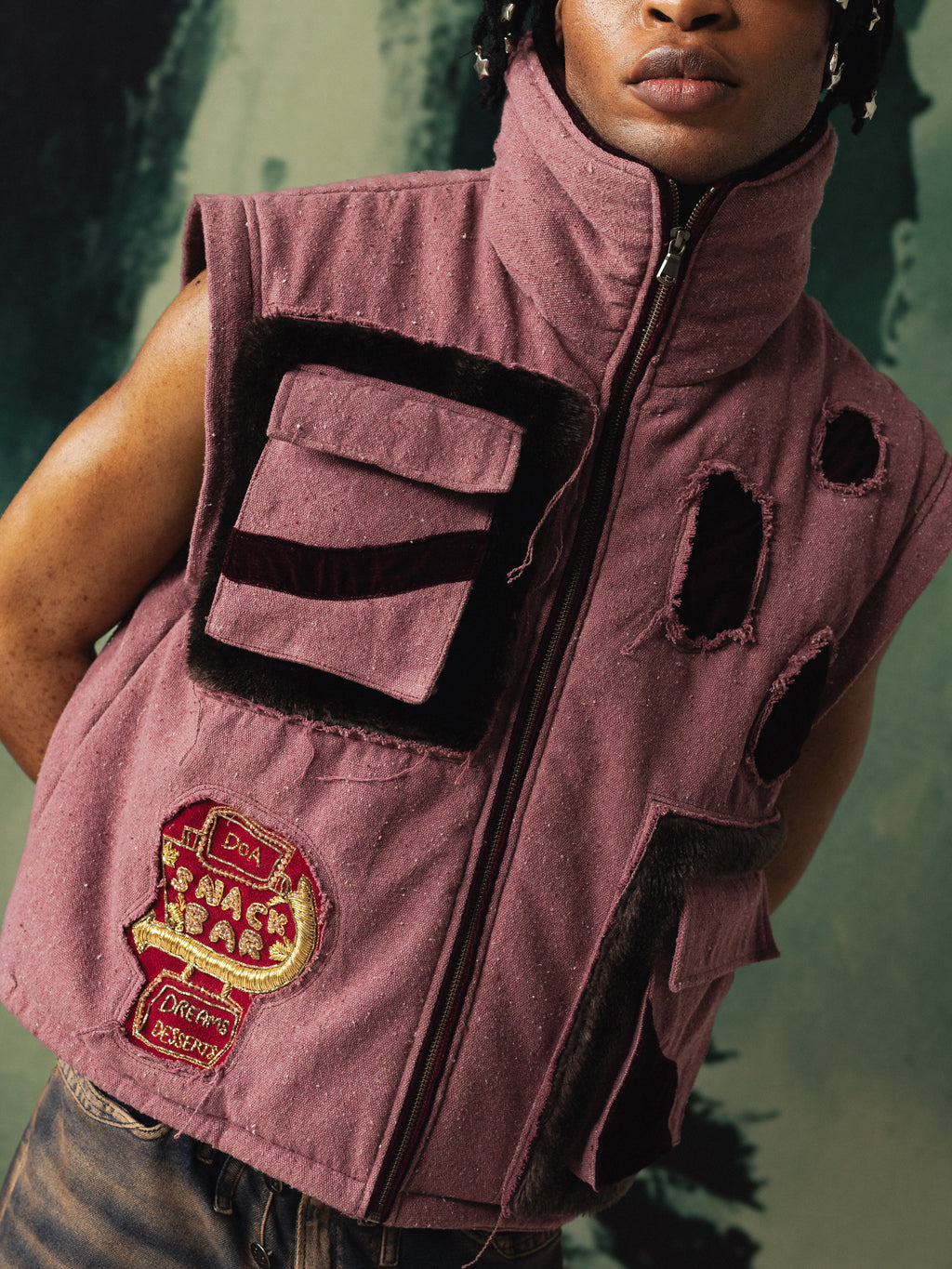 Snack Bar Handwoven Vest