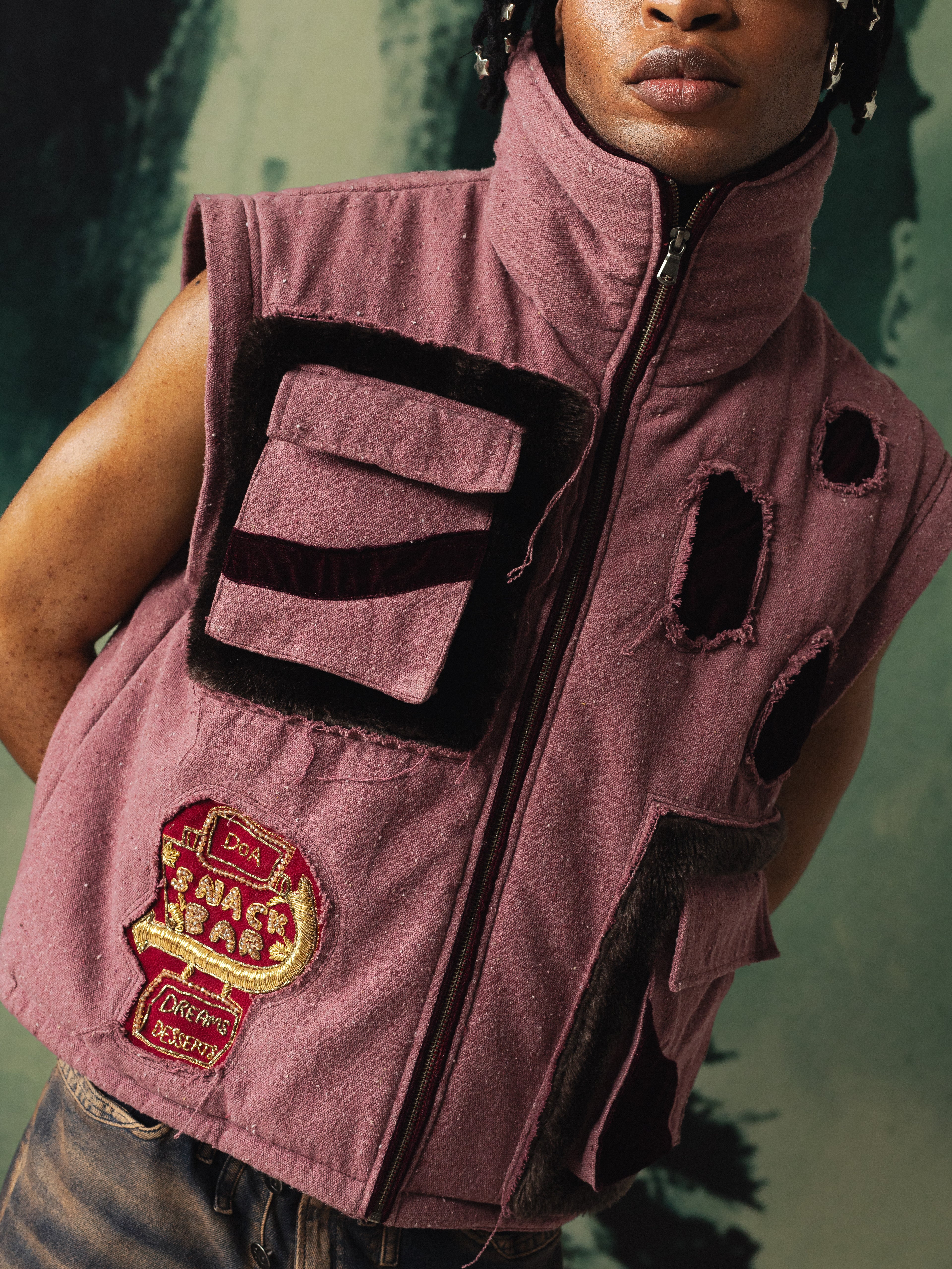 Snack Bar Handwoven Vest