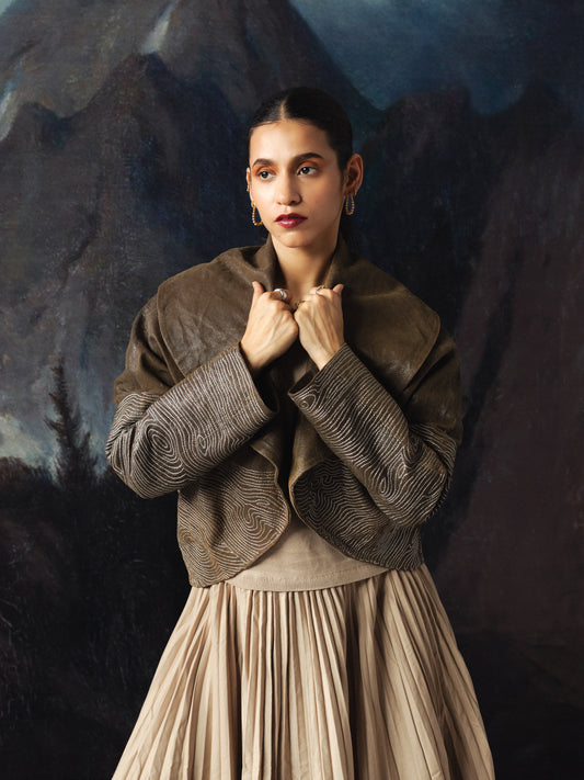 Leather Cape