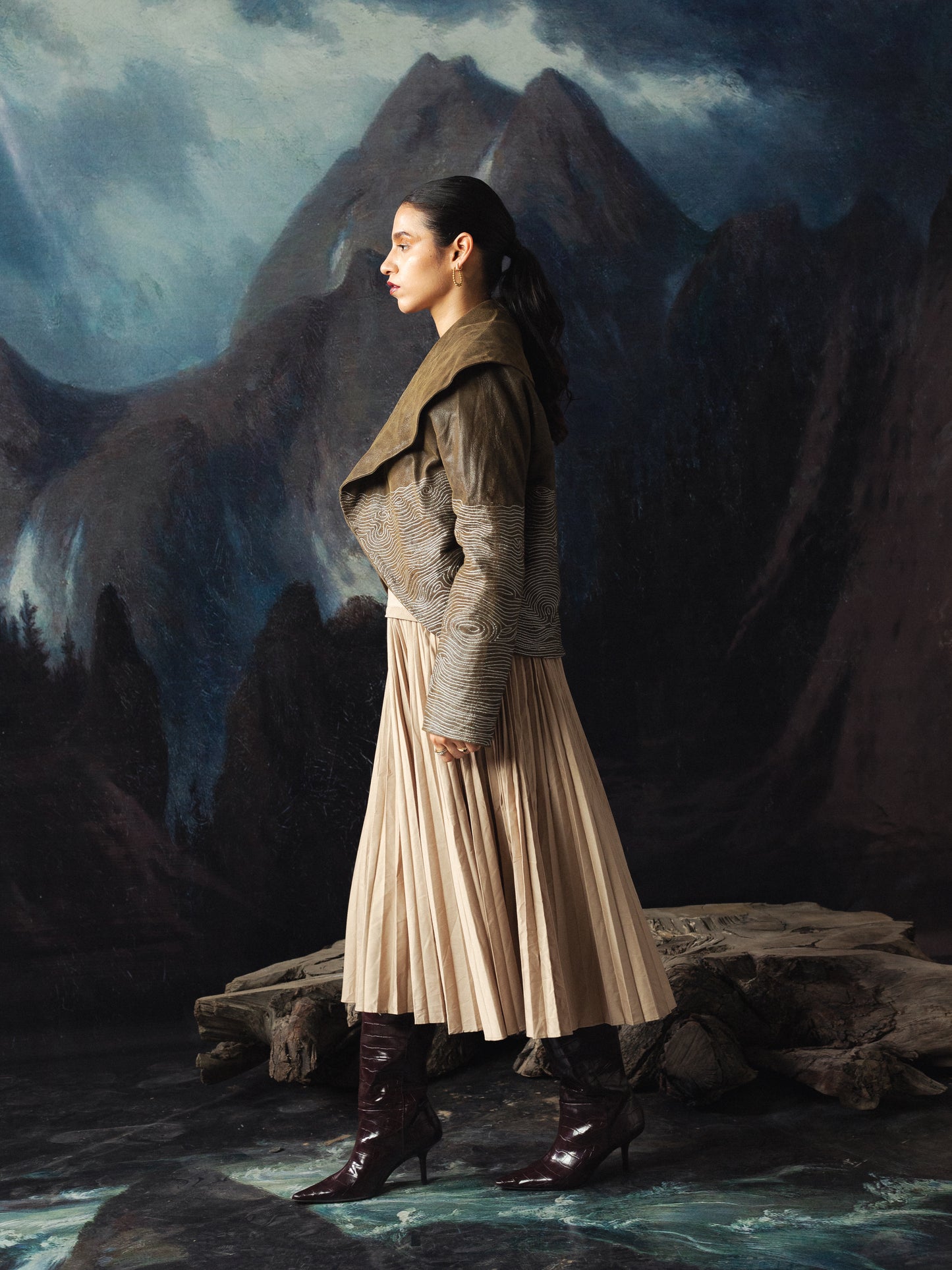 Leather Cape