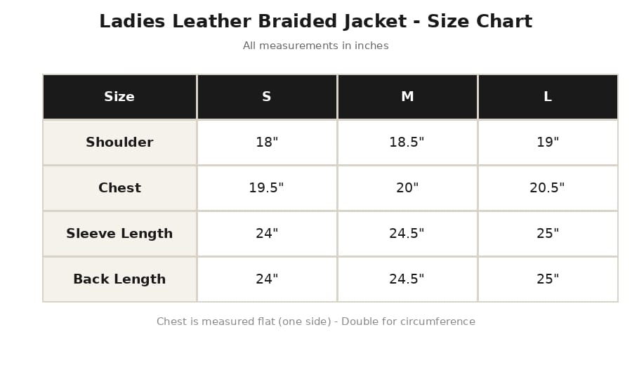 Petite Braided Leather Jacket